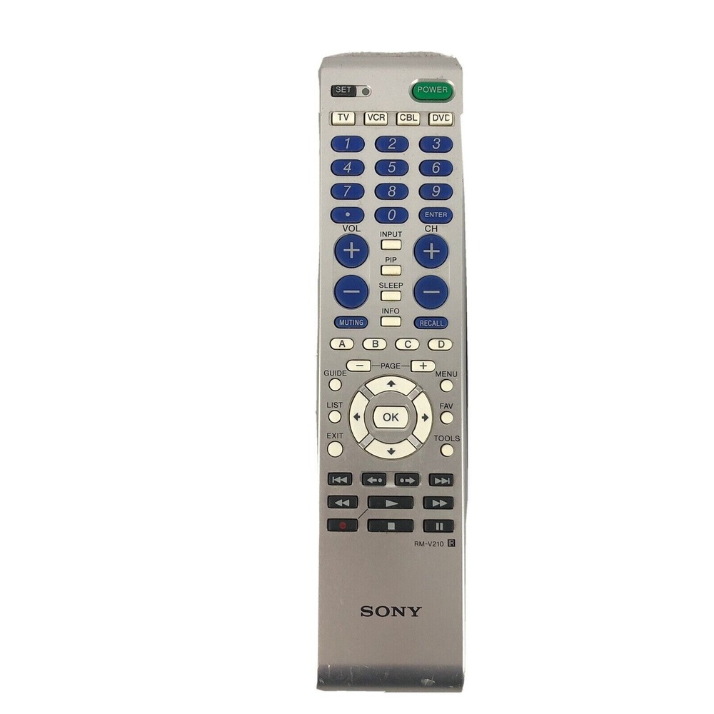 SONY RM-V210 OEM Original 4 Device Universal Remote Control TV Cable DVD‎ VCR